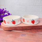 Ceramic Bowl with Strawberry Design Bowl